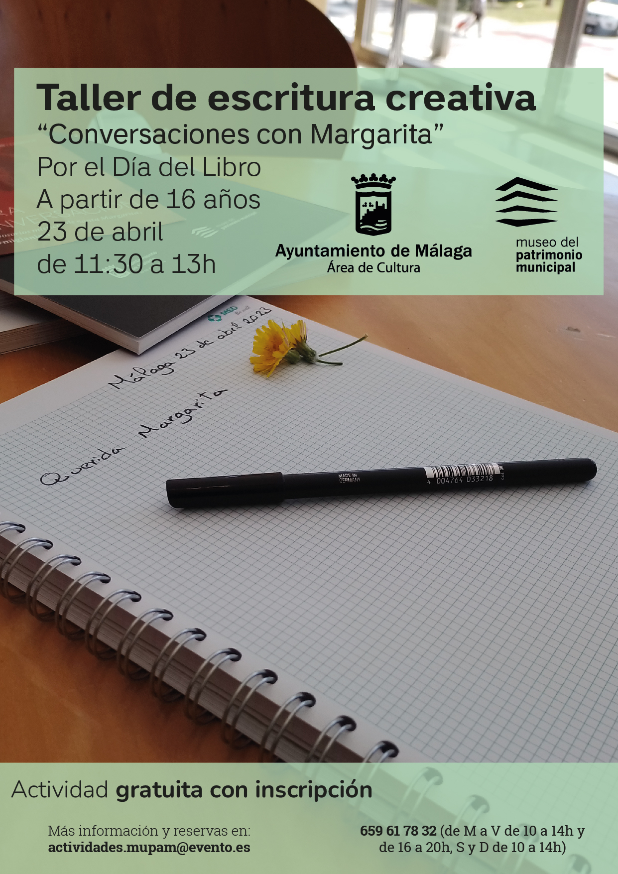 Actividades Especiales Por El Día Del Libro. Taller De Escritura ...