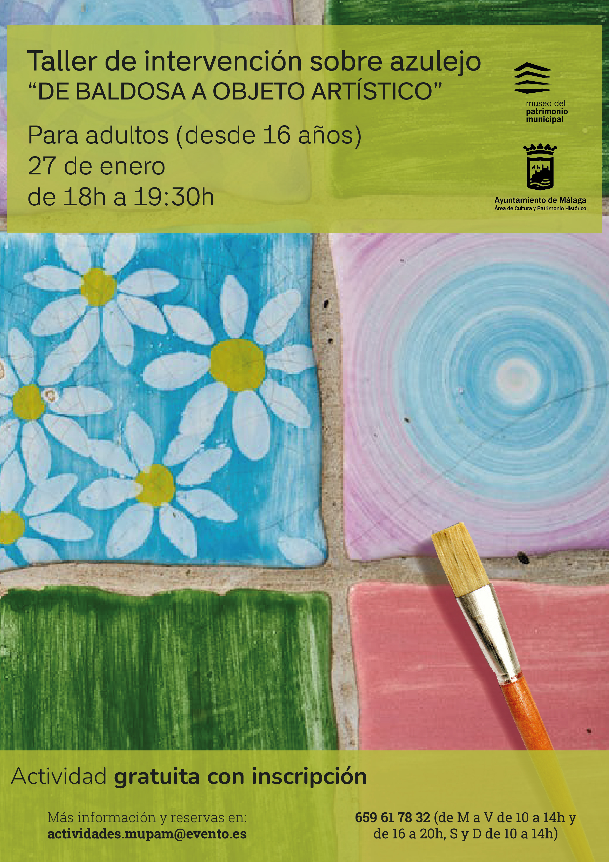09B.Taller intervención azulejos 27ene cartel